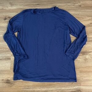 Little Sleepies Navy Long Sleeve PJ Top
